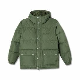 Hood Puffer Jacket - Light Olive