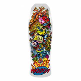 Hosoi Collage White Reissue Skateboard Deck 10.0"