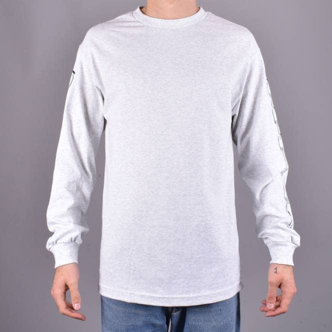 Hotel Blue Skateboards Chains Longsleeve Skate T-shirt - Ash
