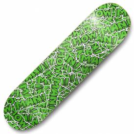 How Man! Stickers Skateboard Deck 8.25"