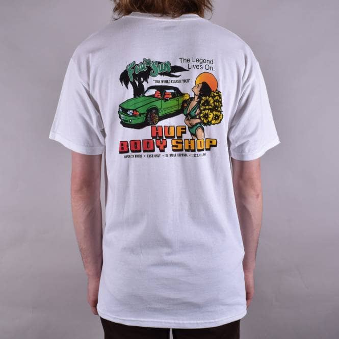 HUF Body Shop Skate T-Shirt - White