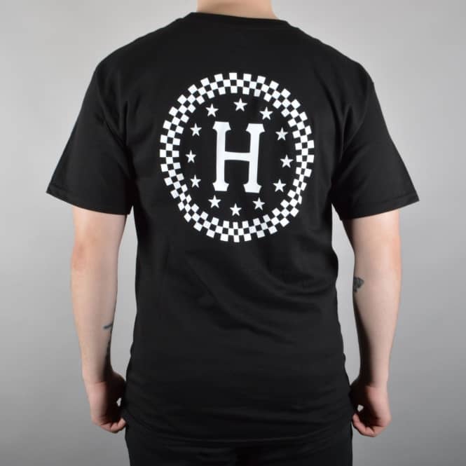 HUF Checkered T-Shirt - Black