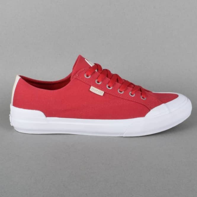 HUF Classic Lo Canvas Skate Shoes - Crimson