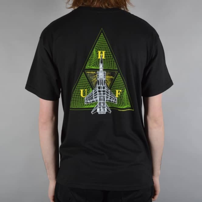 HUF Disaster Ops Triangle T-Shirt - Black