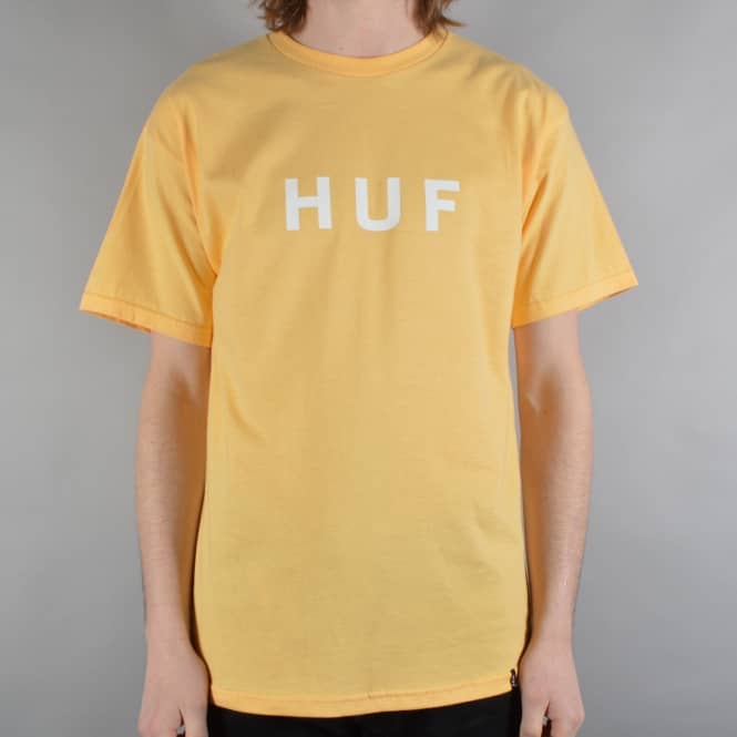 HUF OG Logo T-Shirt - Peach
