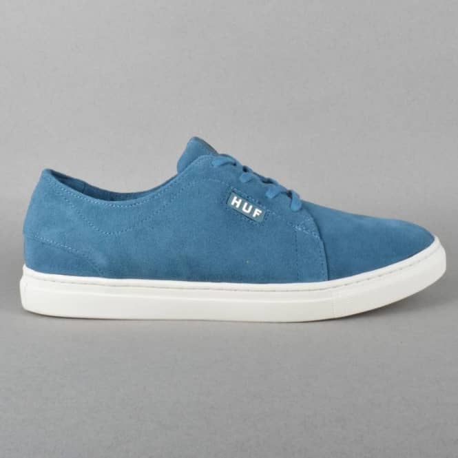 HUF State Skate Shoes - Slate Blue/Bone