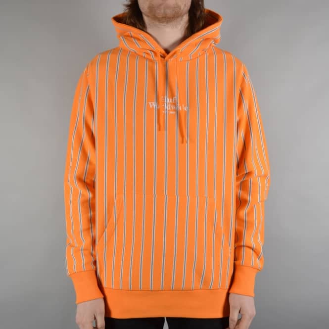 HUF Sutter Stripe Pullover Hoodie - Cantaloupe Orange
