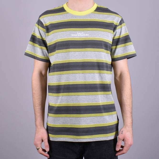HUF Travis Short Sleeve Knit Top - Hot Lime