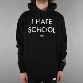 I Hate School Pullover Hood - Black