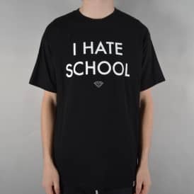 I Hate School Skate T-Shirt - Black