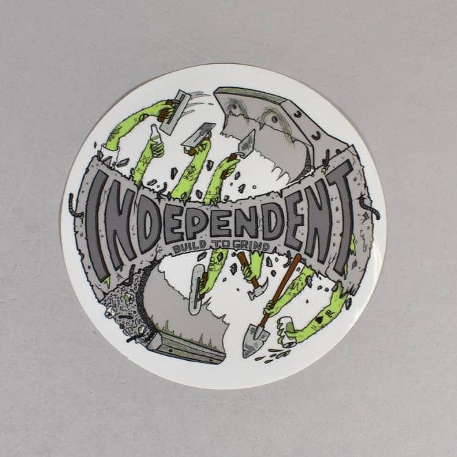 Independent Trucks Build To Grind Skateboard Sticker - 4''