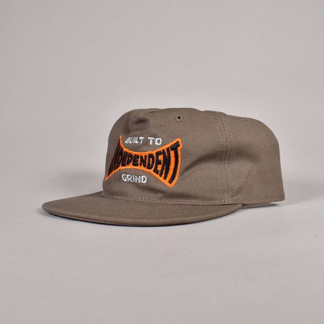Independent Trucks Built To Grind Span Snapback Cap - Walnut