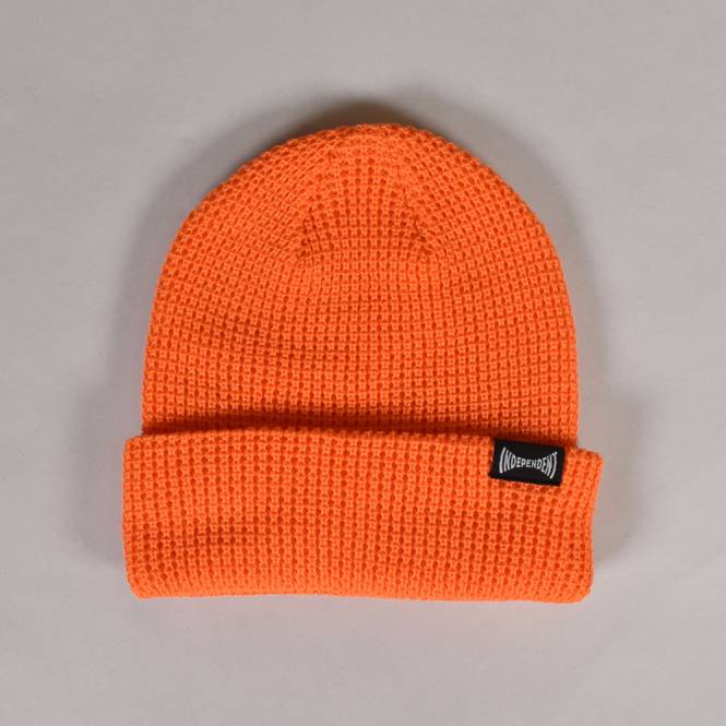 Independent Trucks Built to Grind Waffle Beanie - Orange