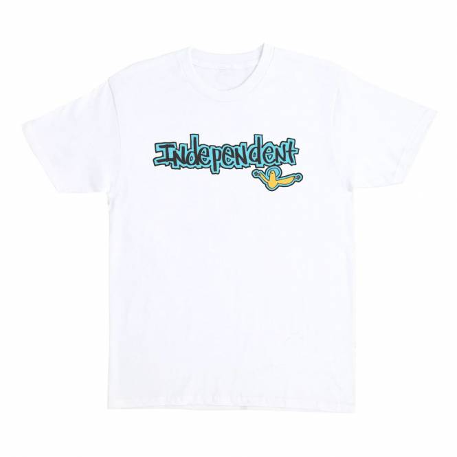 Independent Trucks Gonz Bar Skate T-Shirt - White