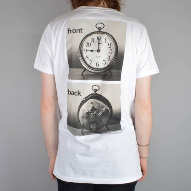 Isle Skateboards Push Pull Front Back Skate T-shirt - White