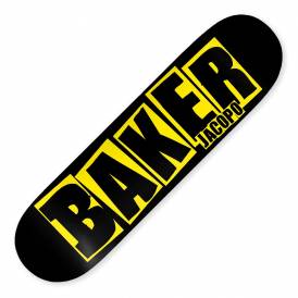 Jacopo Brand Logo Danger YLW Skateboard Deck 8.0''
