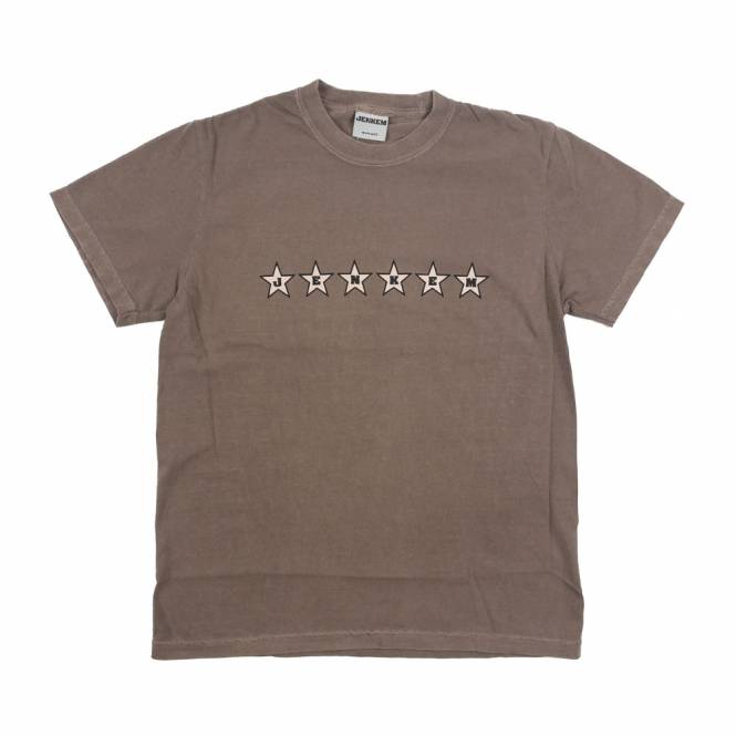 Jenkem 6 Star Skate T-Shirt - Burgundy