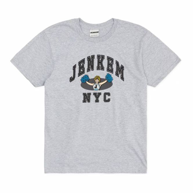 Jenkem Varsity Skate T-Shirt - Sport Grey