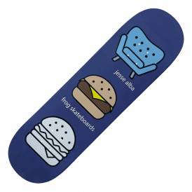 Jesse Alba Ghost Burger Skateboard Deck 8.25''