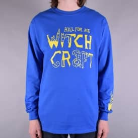 Kill For Long Sleeve Skate T-Shirt - Royal Blue