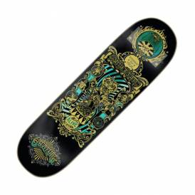 Kimbel Sideshow (Black/Green) Skateboard Deck 9.0''