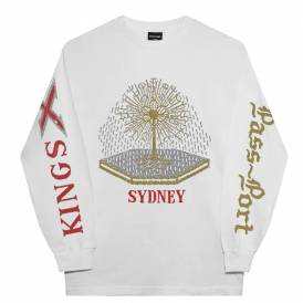 Kings Longsleeve Skate T-Shirt - White