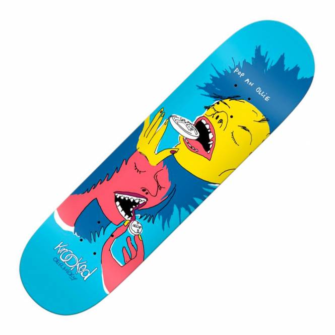 Krooked Skateboards Cernicky Popped Skateboard Deck 8.38''