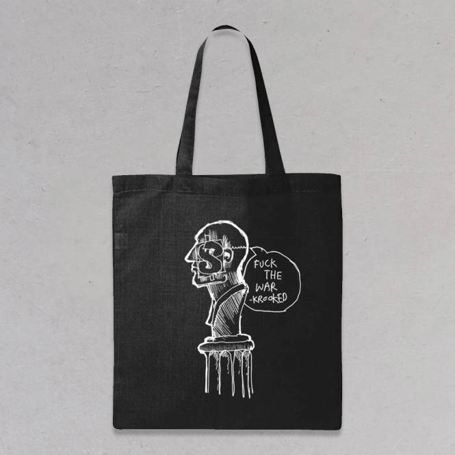 Krooked Skateboards F.T.W. Tote Bag - Black