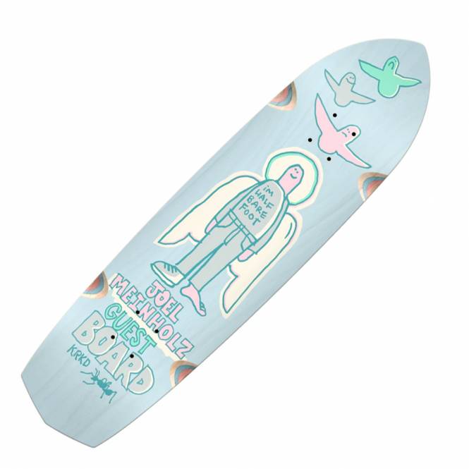 Krooked Skateboards Joel Meinholz Guest Pro Zig Zagger Skateboard Deck 8.62''