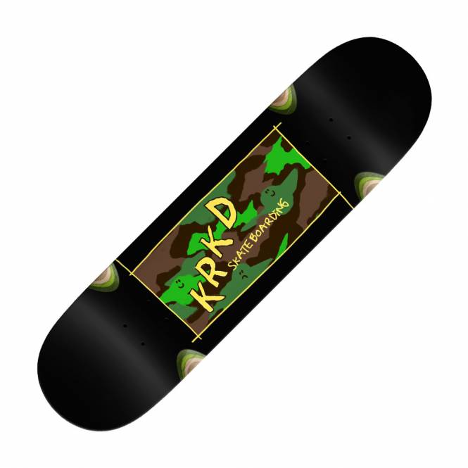 Krooked Skateboards Kamo (Wheel Wells) Skateboard Deck 8.25'' 