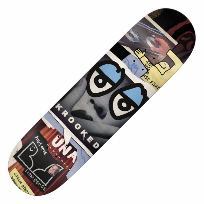 Krooked Skateboards Una Nonsense Skateboard Deck 8.28''