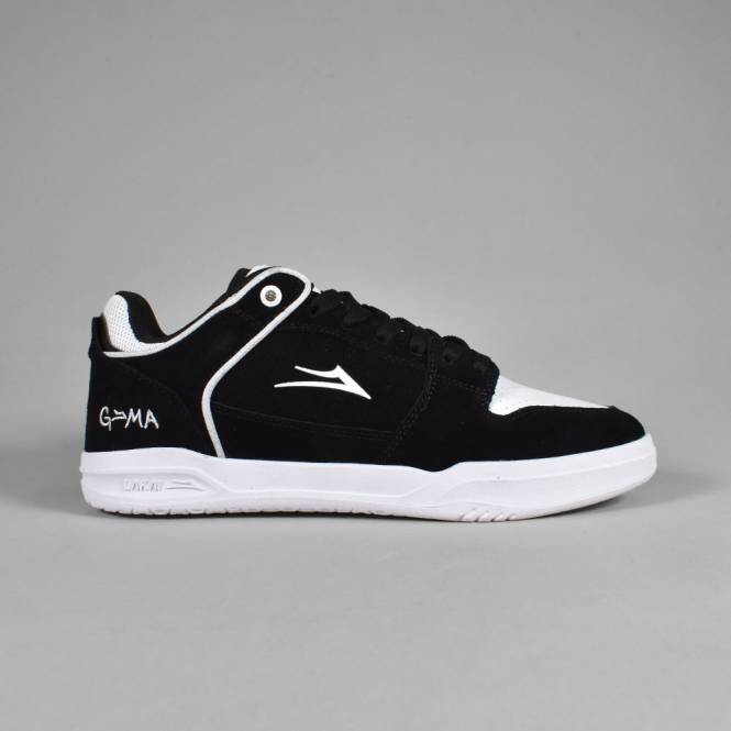 Lakai Shoes Telford Low Chris Joslin Skate Shoes - Black/White