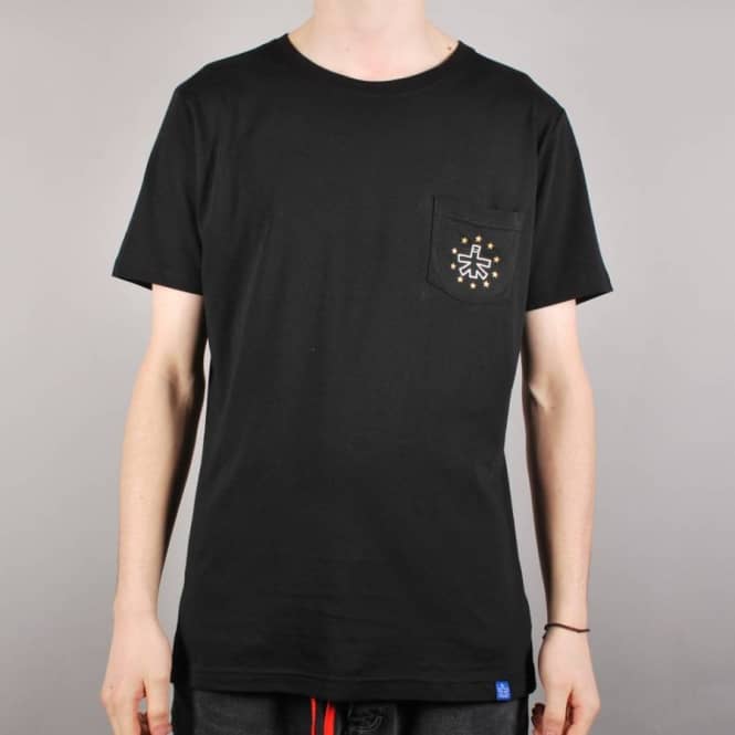 Landscape Skateboards Landscape 10 Year Pocket Skate T-shirt - Black