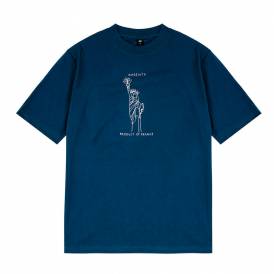 Le Gift Skate T-Shirt - Deep Blue