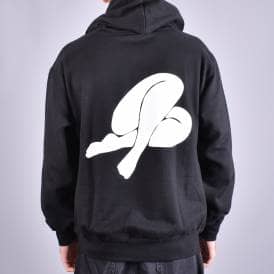 Legs Pullover Hoodie - Black
