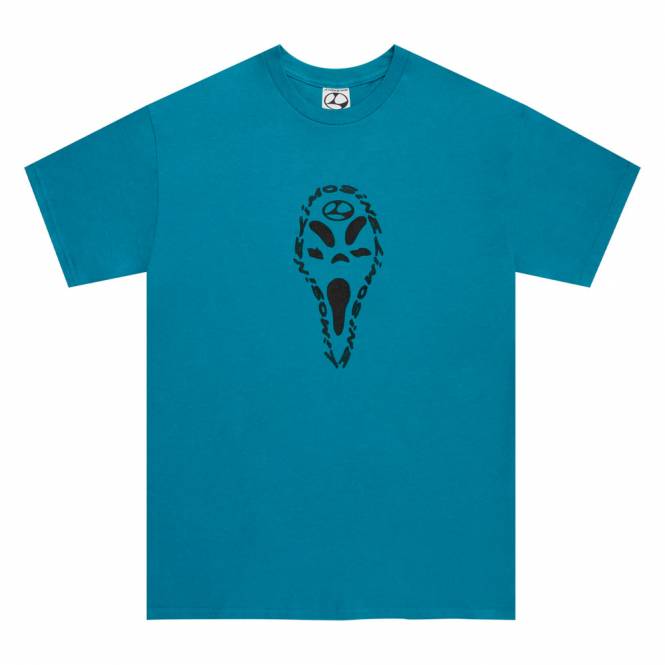 Limosine Skateboards Screamer Skate T-Shirt - Aqua Blue