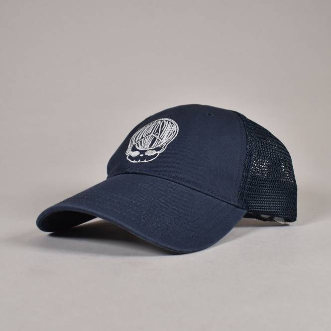 Limosine Skateboards Skol Mesh Snapback Trucker Cap - Navy