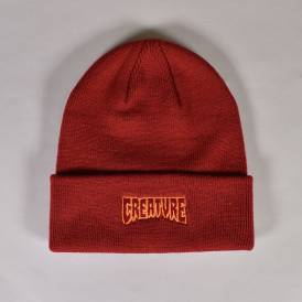 Logo Outline Beanie - Red