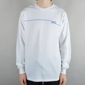 Long Line Longsleeve T-Shirt - White