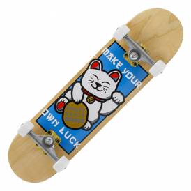 Lucky Cat Natural Complete Skateboard - 8.0" x 32.0"