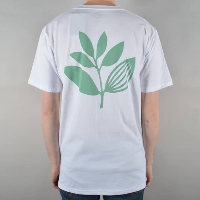 Magenta Skateboards Plant Skate T-Shirt - White/Green
