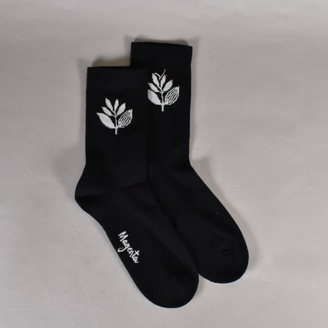 Magenta Skateboards Plant Socks - Black/White