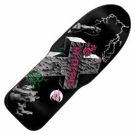Malba Tombstone Black Reissue Skateboard Deck 10.24"