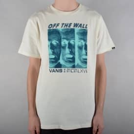 Melted Mind Skate T-Shirt - Antique White