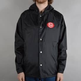 Merced Hooded Windbreaker Jacket - Black
