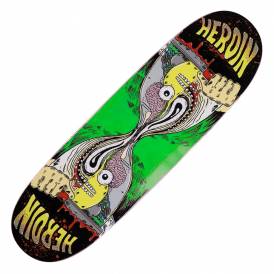 Merged Razor Egg (Green Stain) Skateboard Deck 9.25''