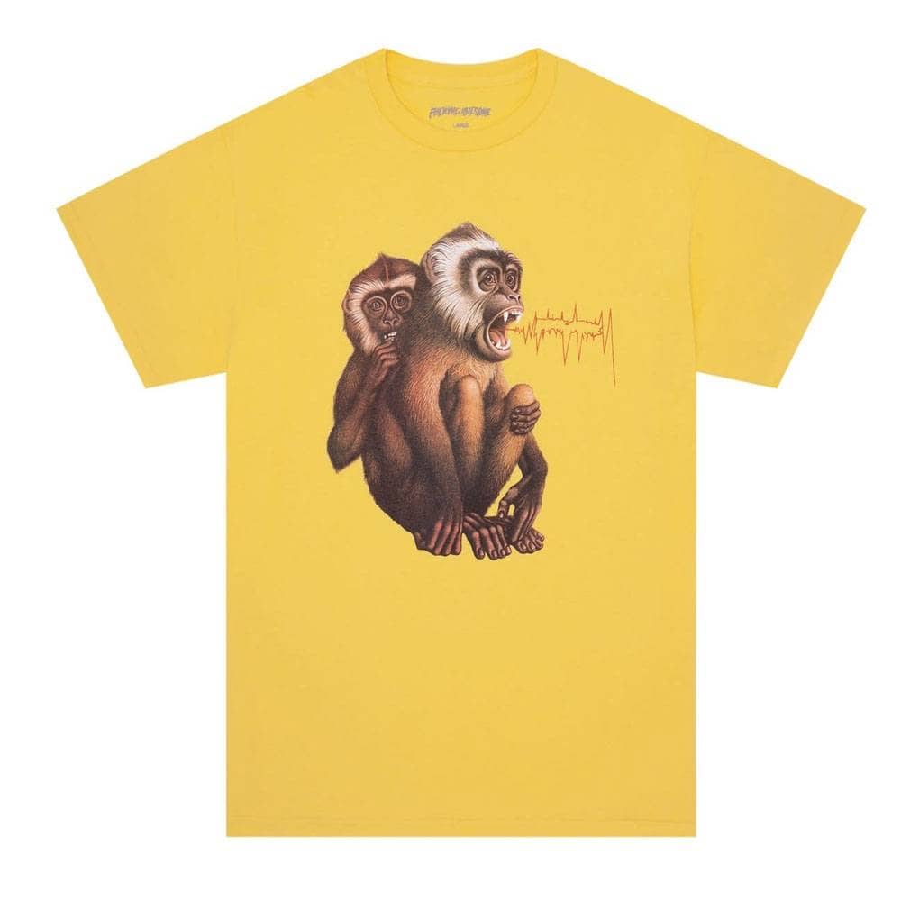 Fucking Awesome Monkey Radar Skate T-Shirt - Daisy - SKATE 