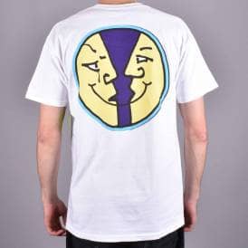 Moonsmile 2 Skate T-Shirt - White/Purple