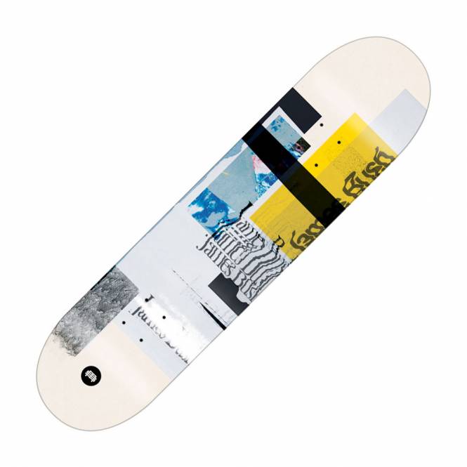 Motive Skateboards James Bush Pro Skateboard Deck 8.25''