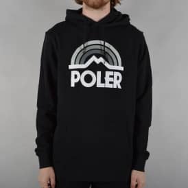 Mountain Rainbow Hood - Black